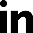 A picture of the LinkedIn logo, the letters i and n